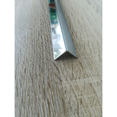 Profili acciaio inox aisi 4030 angolare lucido mm.20x20x1 - mt.2