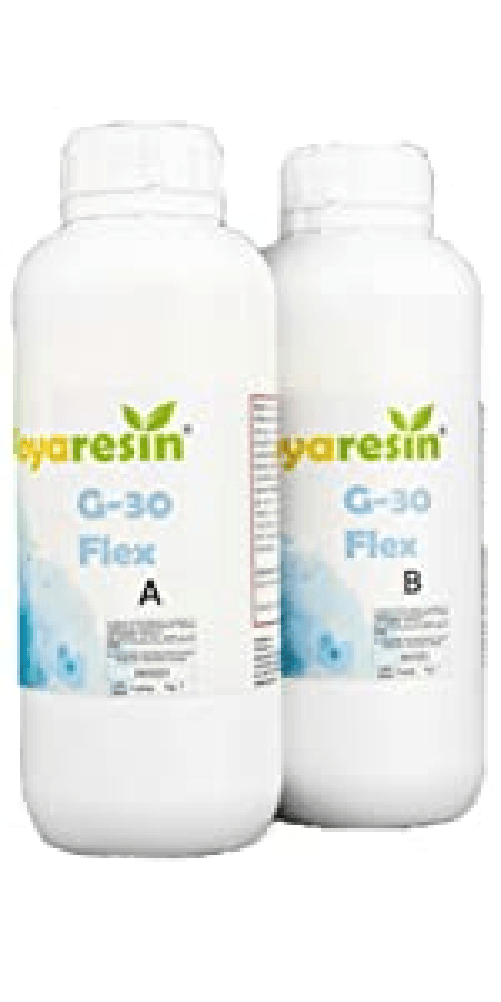 Soyaresin G 30 FLEX GR 600 A+B alternativa alla E-30 EFFETTO ACQUA