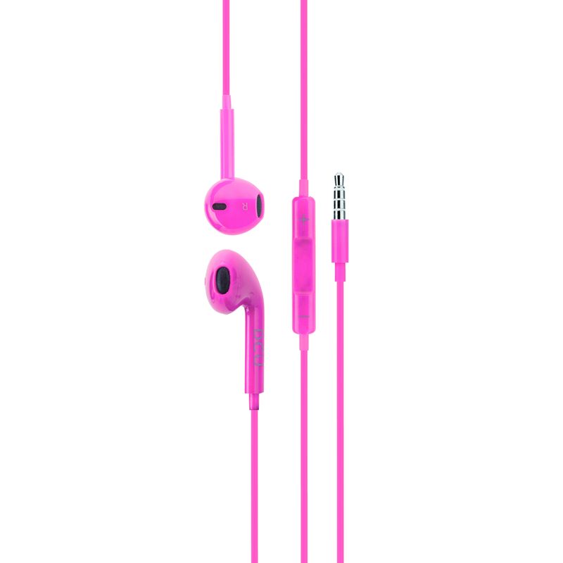 DCU-Advance-Tecnologic-34151002-cuffia-e-auricolare-Cuffie-Cablato-A-clip-Musica-e-Chiamate-Rosa