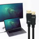 Nanocable-10.15.2502-cavo-DisplayPort-2-m-Nero