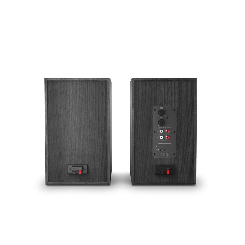 Energy-Sistem-Studio-Monitor-2-Bluetooth-altoparlante-2-vie-Grigio-Legno-Con-cavo-e-senza-cavo-50-W