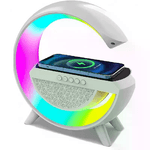 Lampada LED RGB con Ricarica Wireless Bluetooth Speaker Ricaricabile Radio FM SD