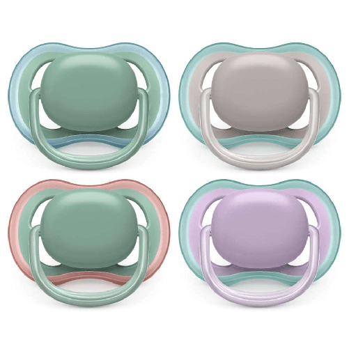 Philips-Avent-Ultra-Air---Ciuccio-non-Deco-Plain-Mixed-per-bambini-da-6-a-18-mesi-confezione-da-2-pezzi