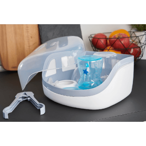 Chicco-Sterilizzatore-per-Microonde-Sterilizza-in-Modo-Semplice-e-Veloce-Contiene-fino-a-5-Biberon-Bianco