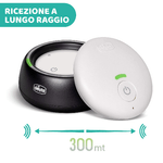 Chicco-Baby-Monitor-Audio-per-Neonati-e-Bambini-Tecnologia-DECT-Portata-300-m-Modalita-Eco-Intelligente-e-Attivazione-Vocale-per-Ridotto-Consumo-Energetico-Batterie-Ricaricabili-a-Ottima-Durata