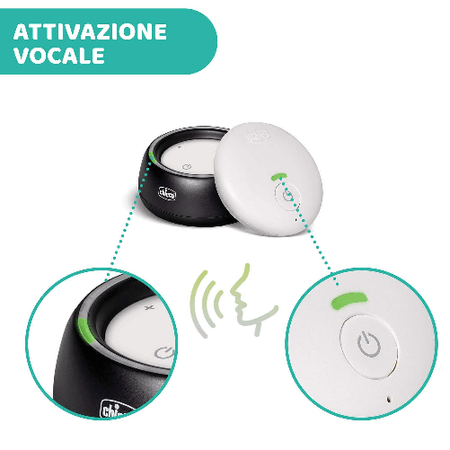 Chicco-Baby-Monitor-Audio-per-Neonati-e-Bambini-Tecnologia-DECT-Portata-300-m-Modalita-Eco-Intelligente-e-Attivazione-Vocale-per-Ridotto-Consumo-Energetico-Batterie-Ricaricabili-a-Ottima-Durata