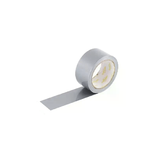 6 rotoli nastro adesivo telato grigio 18m x 48mm silenzioso imballaggio rotolo imballo