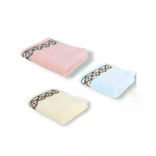 Set Asciugamani cotone colorato morbido viso 75x35 cm 12 PEZZI ospite bagno