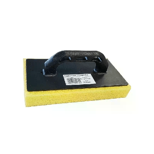 Frattone con spugna gialla per pulizia pulitura piastrelle 28x14,5cm frattazzo