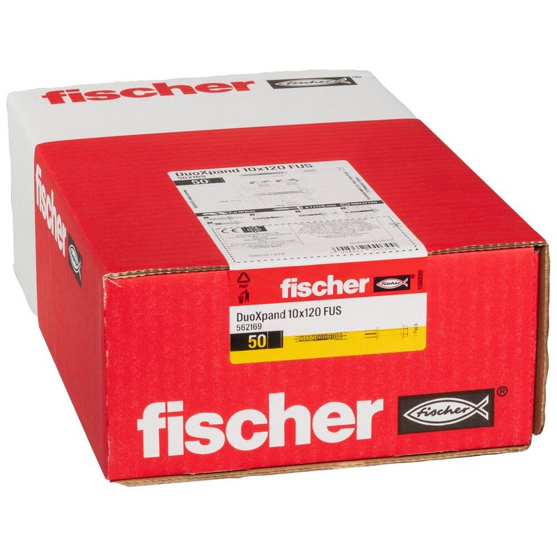 Fischer-562169-ancoraggio-a-vite-e-tassello-50-pz-Tassello-di-espansione-120-mm