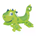 Dinosauro Gonfiabile e Cavalcabile 2 manici 119x64cm Per Bambini Sunclub