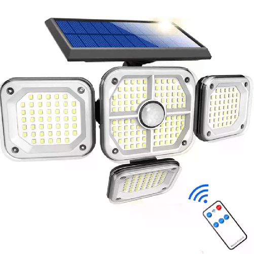 Faro lampione 231 LED esterno energia solare sensore di movimento giardino IP65