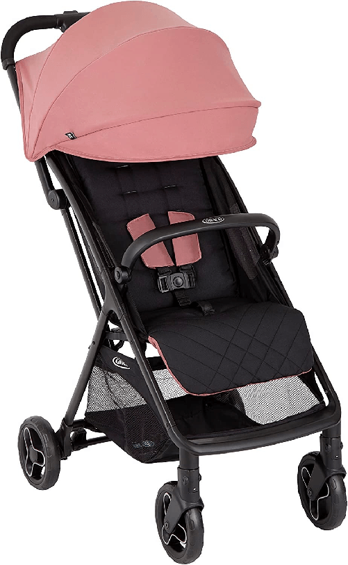 GRACO-Passeggino-Leggero-e-Compatto-Omologato-22-Kg-Chiusura-Automatica-MYAVO-ROSE