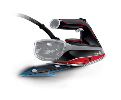 Braun-SI-5057-RD-Ferro-a-vapore-Ceramica-2700-W-Nero-Rosso