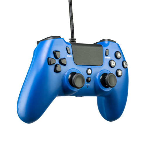 Qubick-ACP40177-periferica-di-gioco-Nero-Blu-USB-Gamepad-Analogico-Digitale-PC-PlayStation-4-PlayStation-5