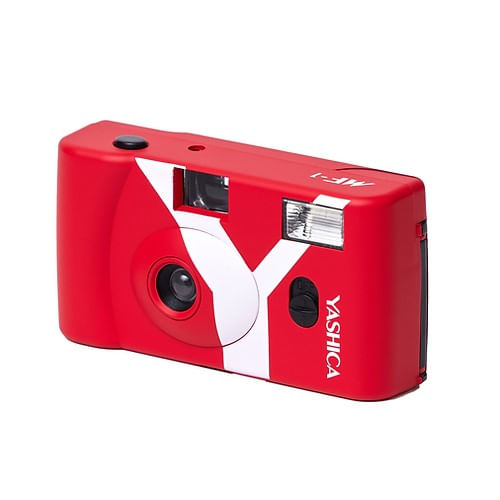 Yashica-MF-1-Macchina-da-presa-compatta-35-mm-Rosso