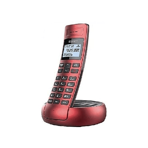 Saiet-COBRA-ROSSO-Telefono-DECT-Identificatore-di-chiamata