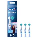 Braun Oral-B Testine Di Ricambio Pro Kids Con Disney Frozen, 3 Testine