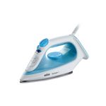 Braun TexStyle 1 Ferro da stiro a secco e a vapore Piastra in Ceramica 2000 W Blu, Bianco