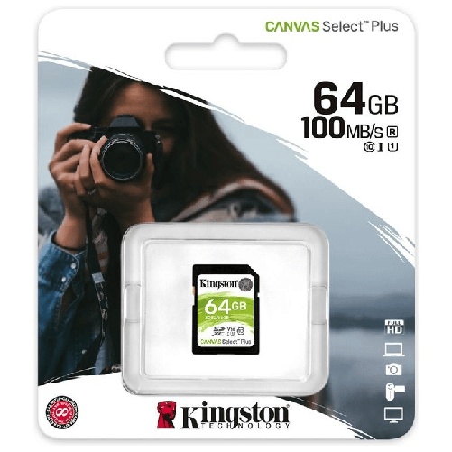 Kingston-Canvas-Select-Plus-Scheda-di-Memoria-Micro-SD---SDS2-64-GB-Class-10-UHS-I
