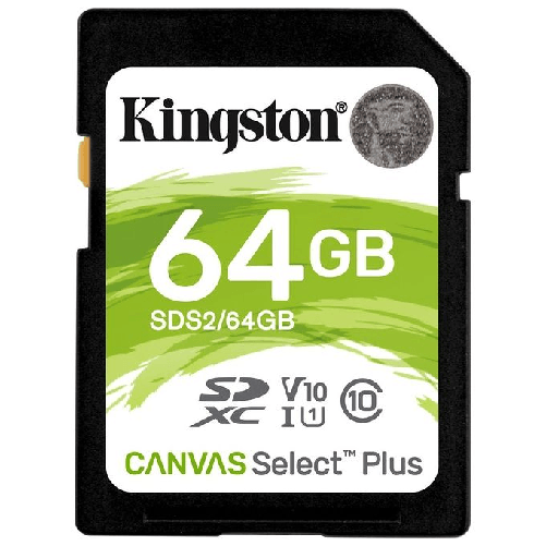 Kingston-Canvas-Select-Plus-Scheda-di-Memoria-Micro-SD---SDS2-64-GB-Class-10-UHS-I