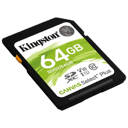 Kingston-Canvas-Select-Plus-Scheda-di-Memoria-Micro-SD---SDS2-64-GB-Class-10-UHS-I