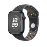 Apple-MUV33ZM-A-accessorio-indossabile-intelligente-Band-Nero-Alluminio-Fluoroelastomero