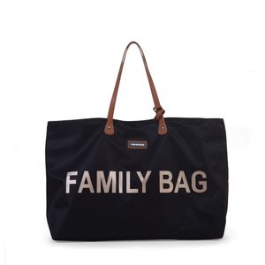 Childhome Family Bag Nursery Bag Nylon Nero, Marrone Donna Borsa a mano