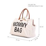 Mommy-Bag-Teddy-Borsa-Fasciatoio-Panna