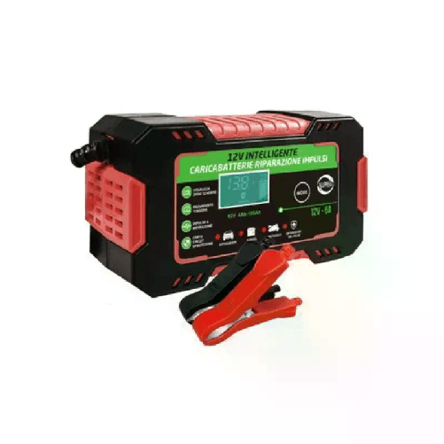 Caricabatteria per auto 12V 3A 5A 6A Carica automatico intelligente auto moto