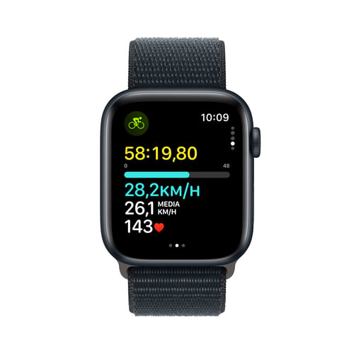 Apple-Watch-SE-OLED-44-mm-Digitale-368-x-448-Pixel-Touch-screen-Nero-Wi-Fi-GPS--satellitare-