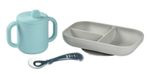 Set-Pappa-da-Apprendimento-in-Silicone-Blu-e-Grigio