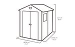 Keter-Box-da-Giardino-Manor-1.8x2.3-in-Resina-Casetta-per-Attrezzi