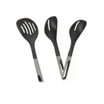 Kit Utensili Cucina Set Mestolo Forato Scolapasta Accessori 3 pezzi Cucchiaio