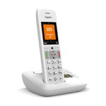 Gigaset E390A Telefono DECT Identificatore di chiamata Bianco