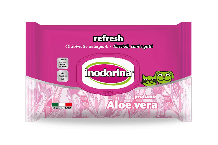 Inodorina-Salviettine-Aggiorna-Aloe-Vera-40-unita-Cranberry