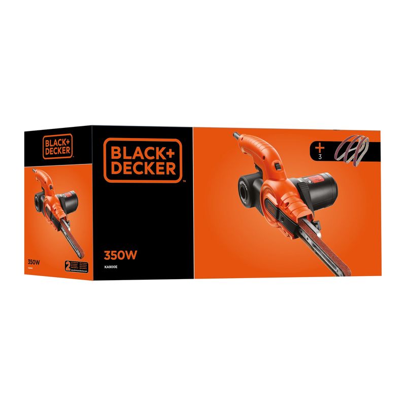 Black-and-Decker-KA900E-levigatrice-portatile-Levigatrice-a-nastro-1600-Giri-min-350-W