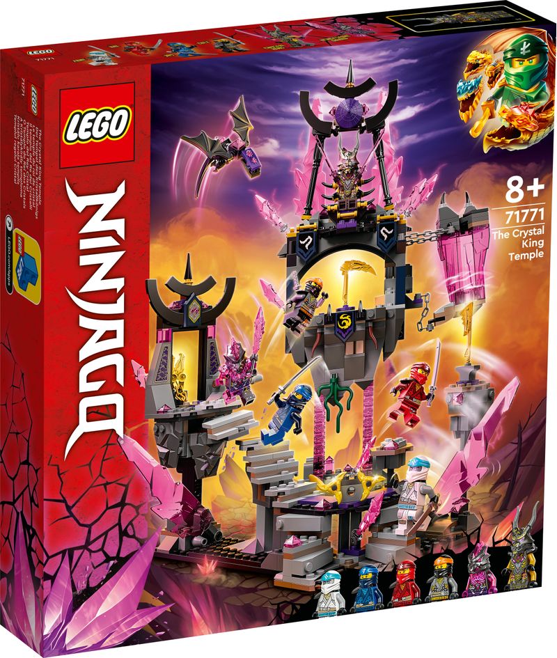 LEGO-Ninjago-71771-Il-Tempio-del-Re-dei-Cristalli-Set-Serie-TV-Crystallized-con-Minifigure-Giochi-per-Bambini-da-8-Anni