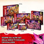 LEGO-Ninjago-71771-Il-Tempio-del-Re-dei-Cristalli-Set-Serie-TV-Crystallized-con-Minifigure-Giochi-per-Bambini-da-8-Anni