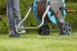 Gardena-AquaRoll-M-Easy-Carrello-avvolgitubo-Manuale-Nero-Blu-Arancione