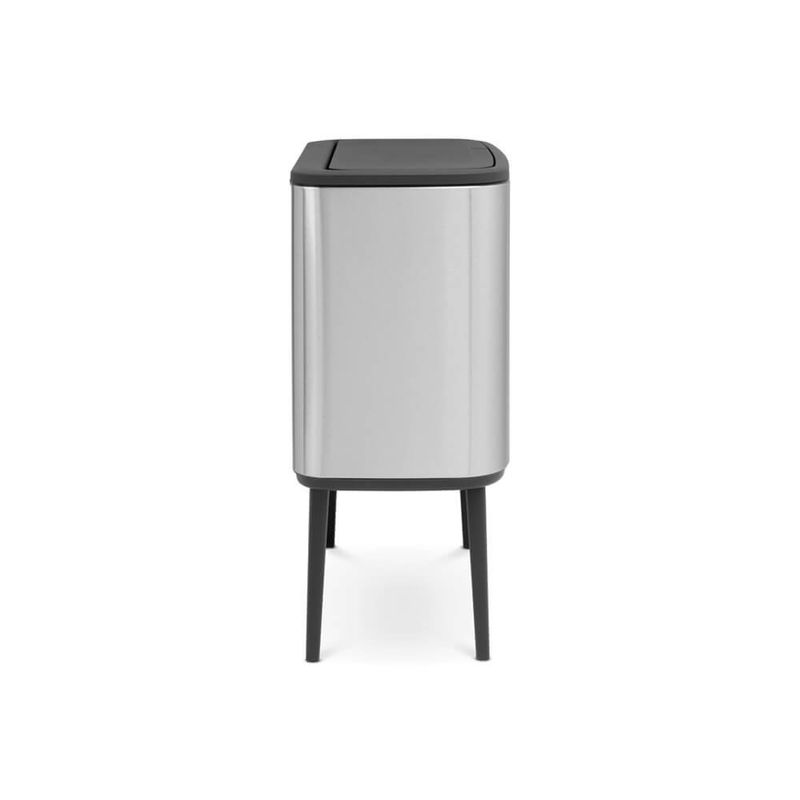 Brabantia-316081-bidone-per-la-spazzatura-33-L-Rettangolare-Acciaio-inossidabile-Nero-Acciaio-inossidabile