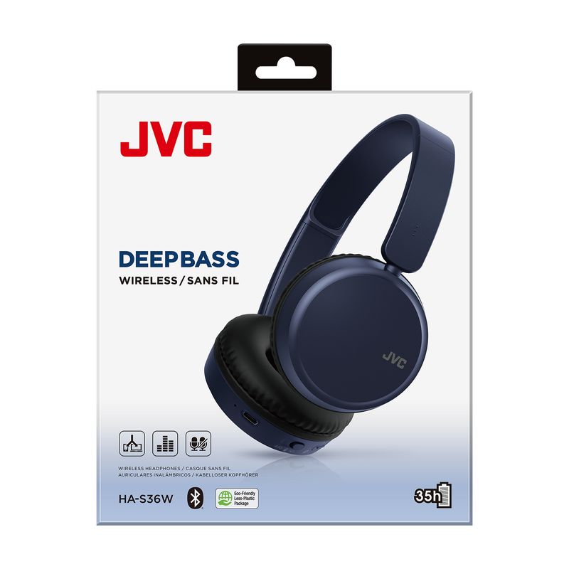 JVC-HA-S36W-Cuffie-Wireless-A-Padiglione-Musica-e-Chiamate-Bluetooth-Blu