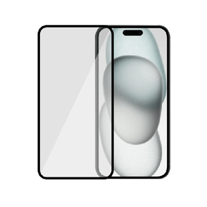 Fonex screen protector 3D per Apple iPhone 15 Plus | Bordo nero