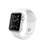 Fonex cinturino di ricambio per Apple Watch da 38 mm in silicone | Bianco