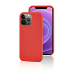 Fonex cover Pure Touch in silicone per Apple iPhone 13 Pro Max | Rosso