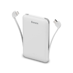 Fonex power bank da 5.000 mAh Type C + Lightning | Bianco