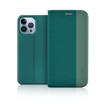 Fonex custodia a libro D-mood in tessuto e TPU per Apple iPhone 13 Pro | Verde