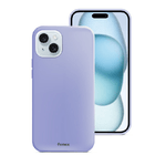 Fonex cover Pure Touch in silicone per Apple iPhone 15 | Viola