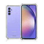 Fonex cover Mols Basic antiurto per Samsung Galaxy A54 5G con angoli e retro rinforzati |Trasparente