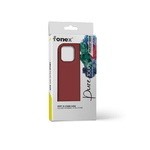 Fonex cover Pure Touch in silicone per Samsung Galaxy A14 5G / 4G | Rosso Marsala